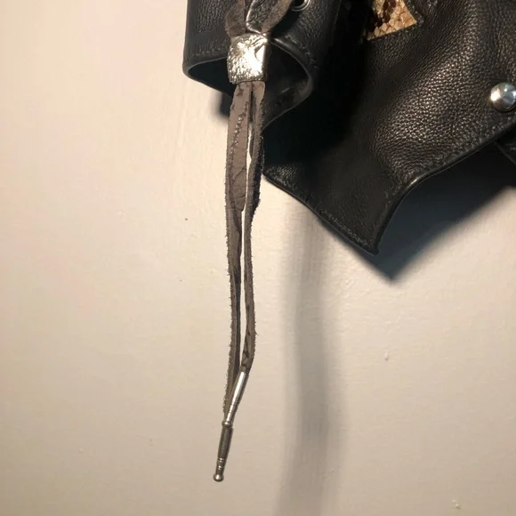 Motorcycle Leather Vest.